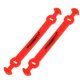thumbnail image 3 of Paquete De 2 Amortiguadores De Vibración Para Raqueta De Tenis Y Squash, Amortiguador Rojo, 3 of 5