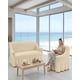 thumbnail image 3 of Set Fundas Sillon Elastica 3+1+1 Con Faldon Textura Nido de Abeja, 3 of 6