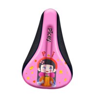 Magideal - Funda De Cojín Para Asiento De Bicicleta Infantil, Protección Para Niños Y Niñas, Almohadilla De Sillín Gruesa, Accesorios Suaves Para Bicicleta, Fund