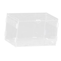 Magideal - Caja De Cría Para Reptiles, Caja Para Tortugas, Caja De Eclosión De Hábitat, Portátil, Transparente, Transpirable, Terrario, Tanque De Cría Para Serpi 20X12X12Cm