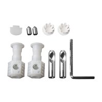 Magideal - Accesorios De Tazón De Inodoro Colgado De Pared Tornillos De Fijación Fácil De Usar Kits De Fijación De Conector De Mantenimiento Pernos De Fijación P