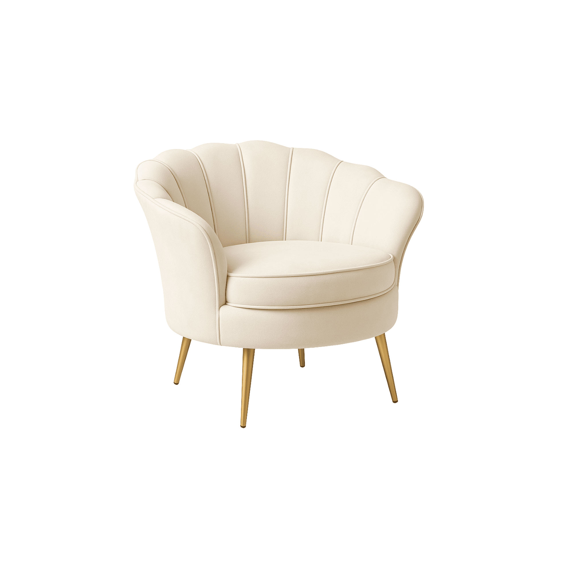 Habita2 Chile - Poltrona Shell 1 Cuerpo Beige Gold
