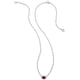 thumbnail image 2 of Collar Kendra Scott Cailin Crystal Silver Burgundy Crystal, 2 of 2