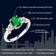 thumbnail image 2 of Gem Stone King Anillo de Compromiso para Mujer, 2 of 5