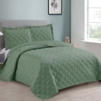 Quilt Andes Liso Verde 2 Plazas