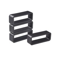 Magideal - 4 Piezas De Bucles De Correa De Reloj, Accesorios De Correa De Reloj De Resina, Anillo De Retención De Correa De Reloj, Bucles De Silicona Livianos, S 20Mm