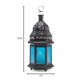 thumbnail image 2 of Farol Koehler 37438, estilo marroquí, cristal azul, 26 cm, 2 of 5