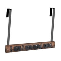 Bothyi - Soporte Para Fregona Y Escoba, Rústico, Multiusos, Para Montaje En Pared, Para Armario Del Hogar, Lavadero