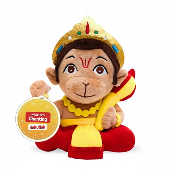 Peluche musical Baby Hanuman 18 cm