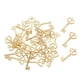 thumbnail image 5 of Dijes De Llave Pequeños Para Accesorios De Joyería, Suministros De Manualidades DIY, Oro, 100 Uds., 5 of 5