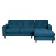 thumbnail image 1 of Sofa Chaiselong Der Salerno 3 Cuerpos Lado Derecho Tela Velvet Azul Petroleo, 1 of 4