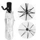 thumbnail image 3 of Paraguas automático transparente de tres pliegues, paraguas de viaje transparente de moda, paraguas de lluvia transparente, 3 of 7