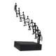 thumbnail image 2 of Escultura abstracta de metal, arte, estatua, artesanía, adorno minimalista, decoración moderna para el hogar, decoración de aniversario, sala de estar, 2 of 5