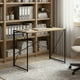 thumbnail image 4 of Mesa Escritorio Plegable de Metal y Madera Roble Claro 100x50x75 cm, 4 of 6