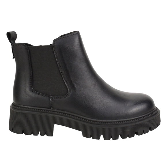 Botín Palm Cuero Elastico Negro