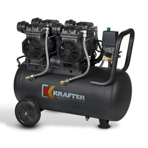 Krafter - Compresor Libre De Aceite 50L 1,3Hp