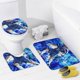 thumbnail image 4 of Christian Pulisic-theme 4-Piece Shower Curtain Set with Rugs, Waterproof Bathroom Decor Set Includes Bath Mat, U-Shaped Rug, Toilet Lid Cover and Curtain with Hooks, 4 of 6