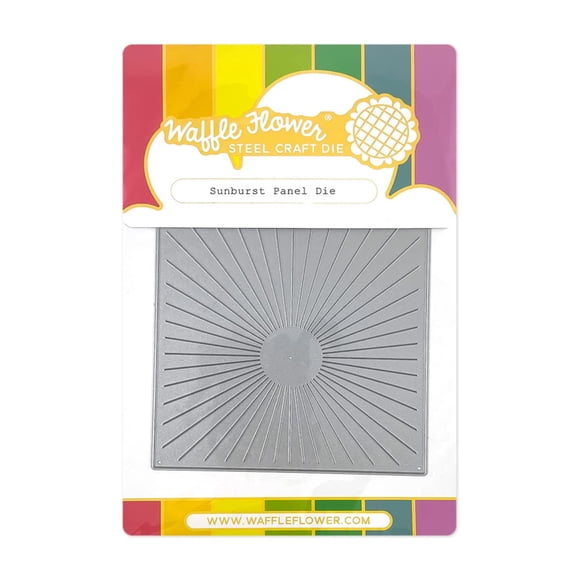 Panel Troquel Waffle Flower 11x14 cm Diseño Explosión Solar