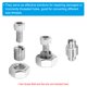 thumbnail image 4 of Uxcell Adaptadores de Rosca Manguito Reductor de Tuerca M8*1.25 Macho a M5*0.8 Hembra Inserto de Reparación Reductor de Tornillo 10mm 10 Piezas, 4 of 7