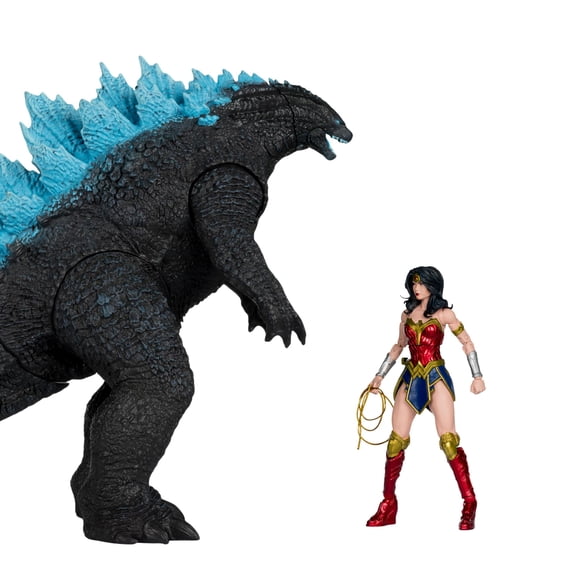 Figura de acción McFarlane Toys DC Multiverse Wonder Woman contra Godzilla