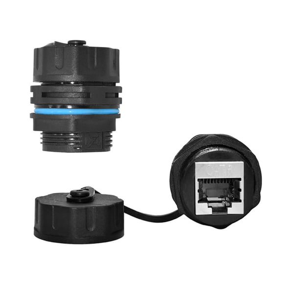Acoplador RJ45 impermeable de montaje en panel ZUZONG para Ethernet