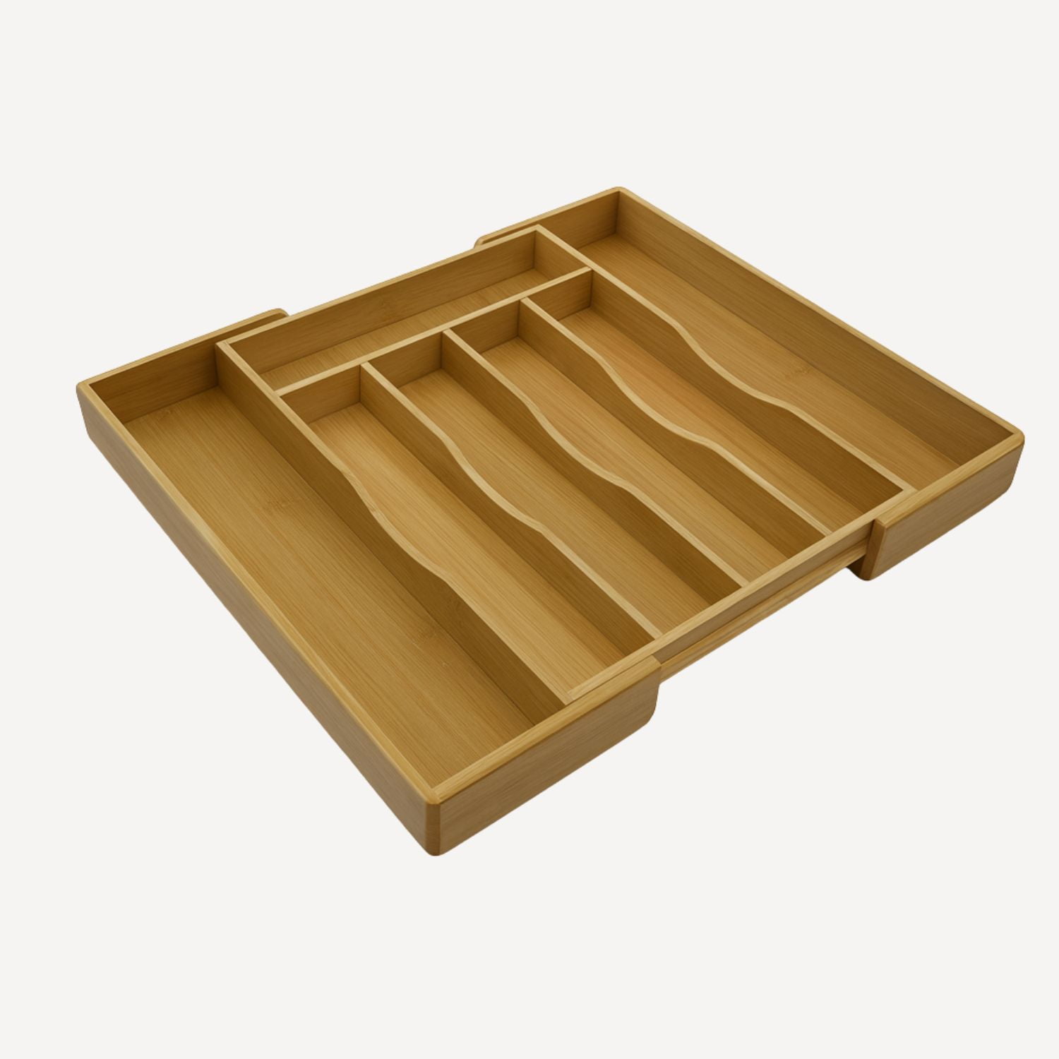 Genérico - Organizador Cubiertos Cajones Extensible 35x26cm Divisiones