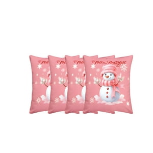 Genérico - Set De 4 Fundas De Cojines Diseño Navidad 45X45 Cm A09