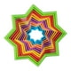 thumbnail image 2 of Novedad Estrella Juguetes Sensoriales Recuerdo De Fiesta Juguete De Aprendizaje Para Amigos Adultos Arco Iris Verde, 2 of 5