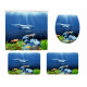 thumbnail image 2 of Set Juego De Baño 4 Piezas Con Cortina Deco Hogar Completo, 2 of 5