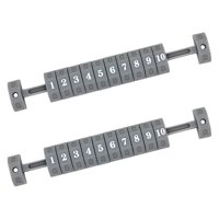 Ioensy - 2 Unidades De Puntuación De Contador De Futbolín, Marcador De Juego, Futbolín Estándar Gris