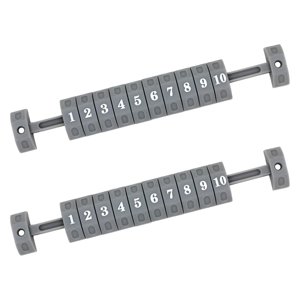 Ioensy - 2 Unidades De Puntuación De Contador De Futbolín, Marcador De Juego, Futbolín Estándar Gris