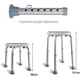 thumbnail image 2 of Taburete de ducha giratorio de 360° con altura ajustable, asiento ergonómico con patas antideslizantes y capacidad de carga máxima de 136 kg. Taburete de baño, silla de ducha, asiento giratorio Lumten, 2 of 5