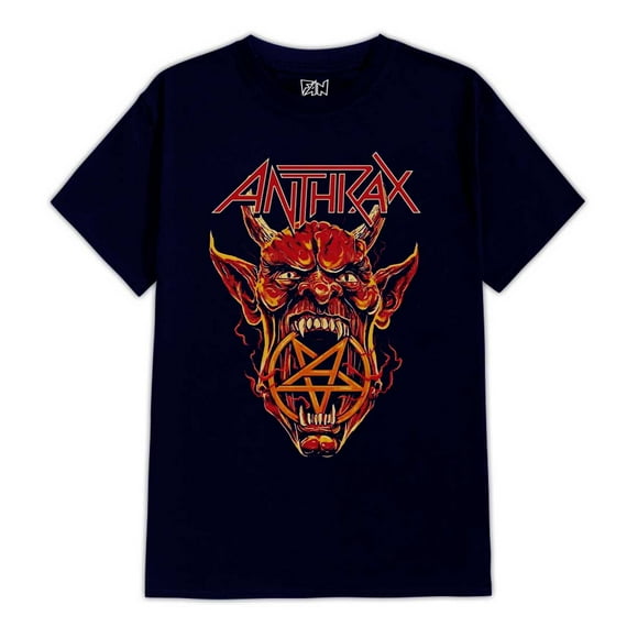 Polera Estampada Anthrax Diablo