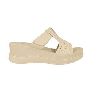 Sandalias By Pass Beige Mujer Y3610-3A - Talla 38