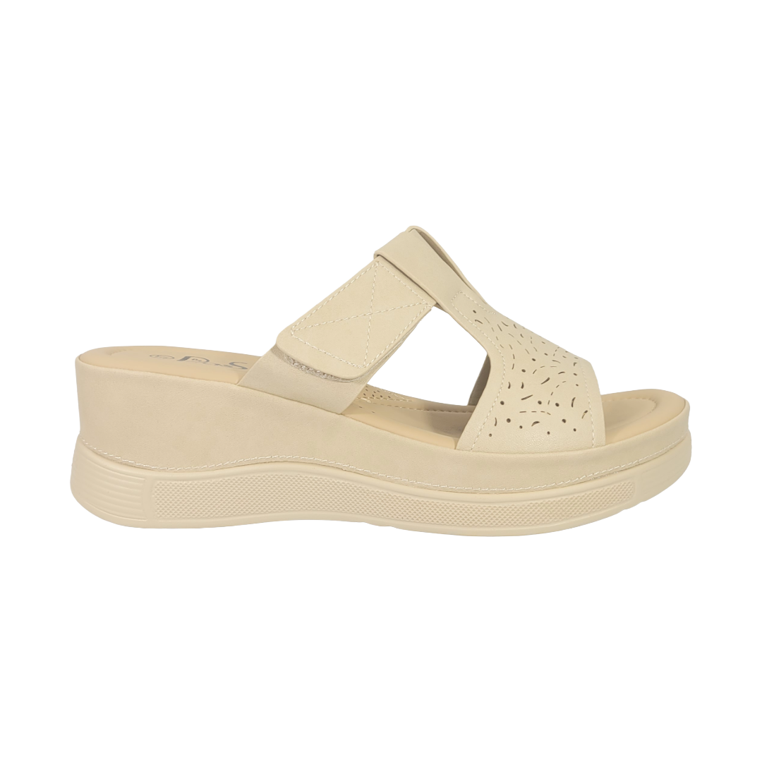 Sandalias By Pass Beige Mujer Y3610-3A - Talla 38