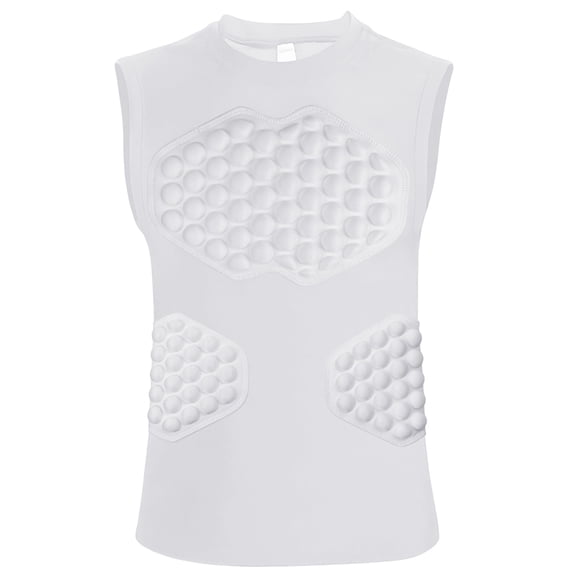 Protector de pecho juvenil Gracfulcub M blanco acolchado