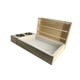 thumbnail image 5 of Comedero de heno de madera para conejos, estante para heno, dispensador de comida fácil de limpiar, inodoro para conejos, juguete de búsqueda de comid, 5 of 5