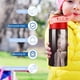 thumbnail image 5 of BilleBotella de Agua con Tapa Pop Top de Un Toque, Acero Inoxidable, a Prueba de Fugas, para Deportes, Botella Infantil rosa 12 oz, 5 of 6