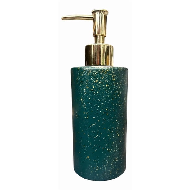 Dispensador Jabón Alcohol Gel 400ml Decorativo Redondo verde 0