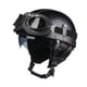 thumbnail image 2 of Casco De Motocicleta Moderno Y Ligero, Medio Casco Para Andar En Bicicleta En Verano, Negro, Talla M, 2 of 5