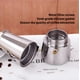 thumbnail image 3 of Cafetera Moka De Acero Inoxidable 6 Tazas, 3 of 9