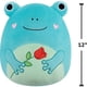 thumbnail image 4 of Malvaviscos de peluche originales Ludwig The Teal Frog, 30 cm, 4 of 9