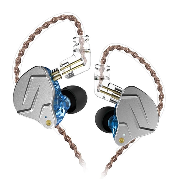 Auriculares erjigo KZ ZSN Pro Dynamic Hybrid Dual Dual Driver azules