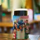 thumbnail image 5 of Lilo y Stitch Funda enfriadora de latas, aislante de bebidas para mantener frías o calientes, funda térmica plegable para latas, portabebidas reutilizable, 5 of 6