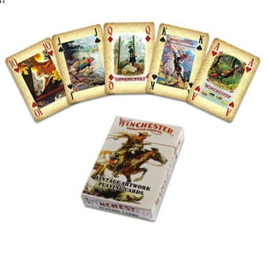 Winchester - Juego Naipes Póker 52 Cartas Imag Oeste Americano