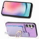 thumbnail image 5 of Funda Magnética Para Samsung Galaxy A24 Con Billetera Y Anillo Protector Resistente Morado, 5 of 6