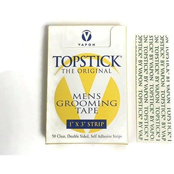 Vapon Topstick 1 x 3 Straight Strips, T150, 50 piezas para pelucas