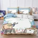 thumbnail image 1 of Line puppy Cartoon Quilt Cover Cute Printed Children Soft Customizable Bedding Custom Made Home Bedroom Comforter Bed Sheets, 1 of 5