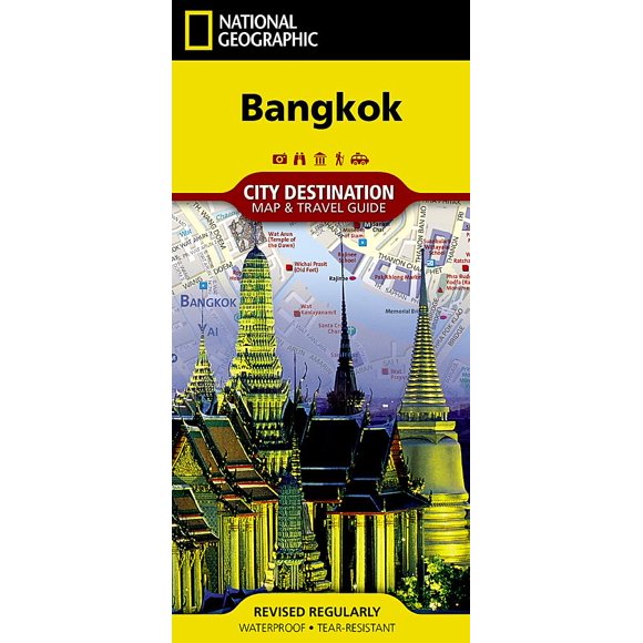 Mapa Nacional Geographic de Bangkok - Destino Ciudad