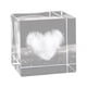thumbnail image 1 of 3D Crystal Cube Crafts Weather Sign Cube Para El Día De San Valentín Decoración Corazón, 1 of 5